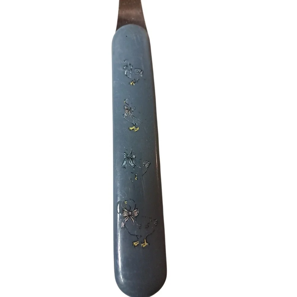 Made In Taiwan Serving Fork Stainless‎ Steel Geese Handle Very Worn